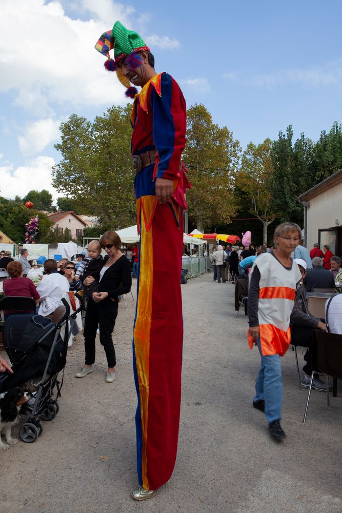 Le géant à la fête de la courge 