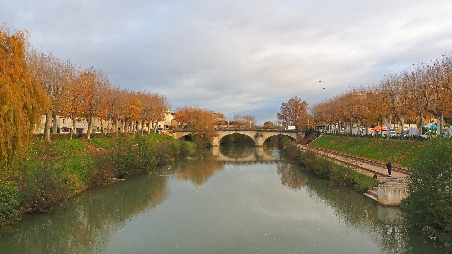 Le Gers à Auch en décembre