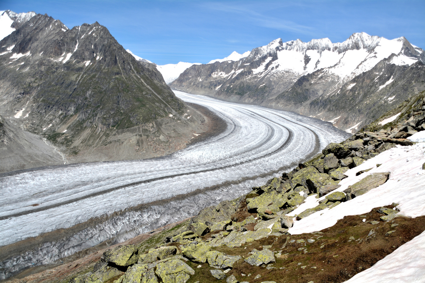 le glacier d'aletsch