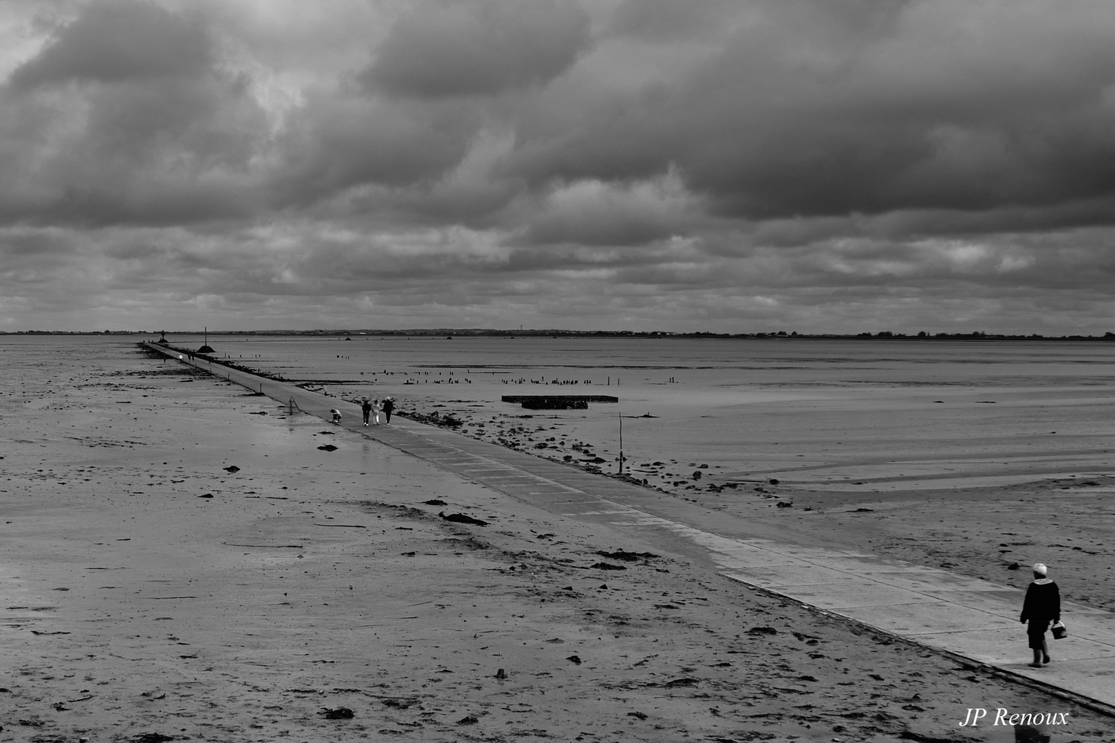 Le gois à Noirmoutier