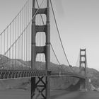 Le Golden Gate en black and white