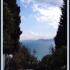 Le golfe de Tunis vu des jardins de Sidi Bou Saïd