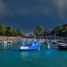 Le golfe sous ciel d'orage