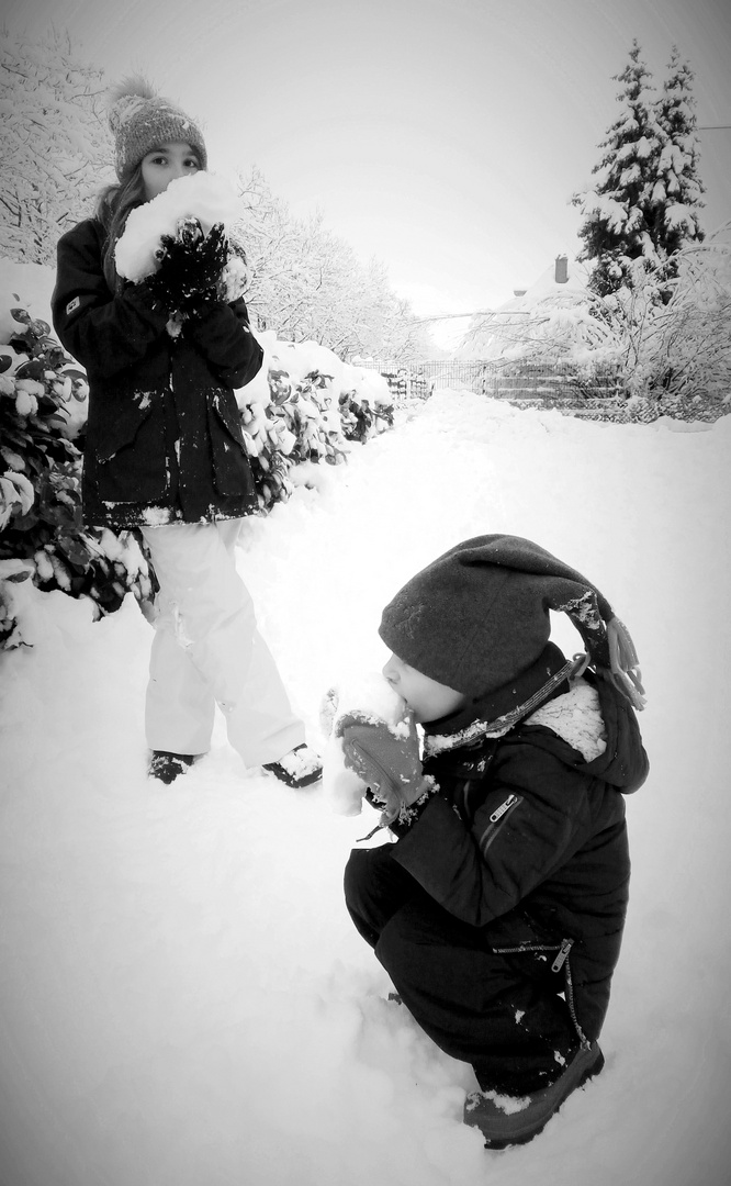 Le goût de la neige...