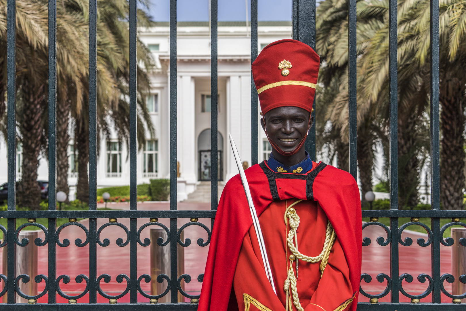 Le guardien du Palais Presidentiel