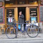 le "Gymnaste" en sortant du Charolais et le vélo rue de cotte Paris XI arr