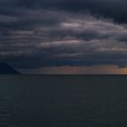 Le haut Lac Léman un jour d'orage