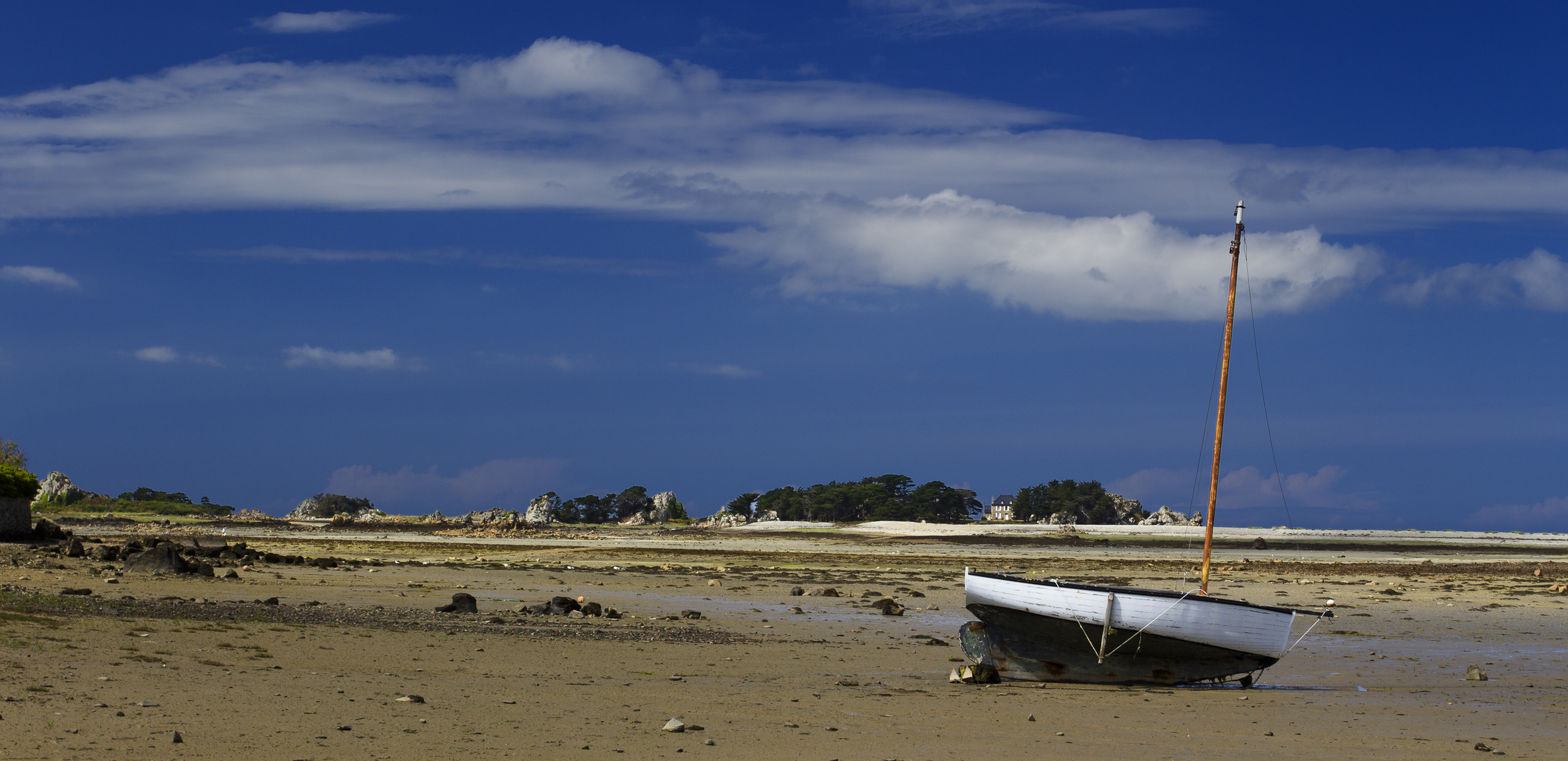 Île Illiec à marée basse