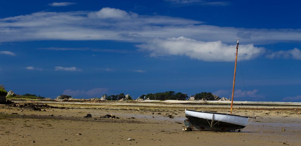 Île Illiec à marée basse