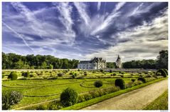 Le Jardin de Diane de Poitiers au château de Chenonceau