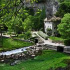 Le jardin de Pétrarque à Fontaine-de-Vaucluse