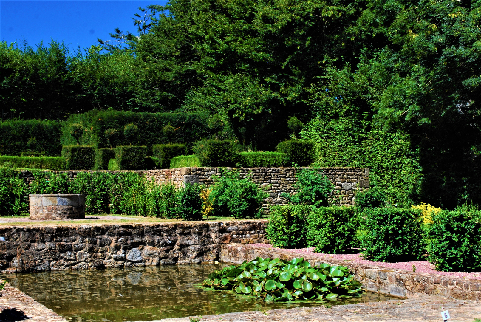 Le jardin du Manoir de la Boisnerie (Orne)