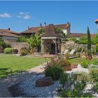 Le jardin d’un hôtel-restaurant de Condom