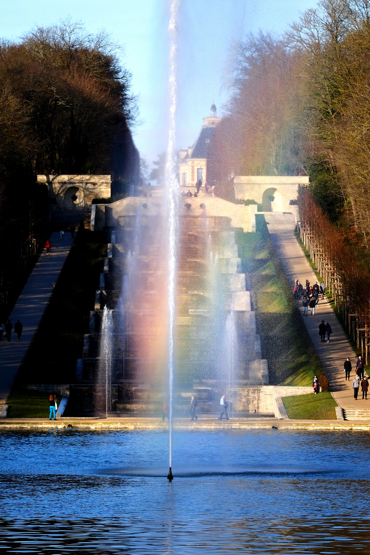 le jet, la cascade et l'arc 