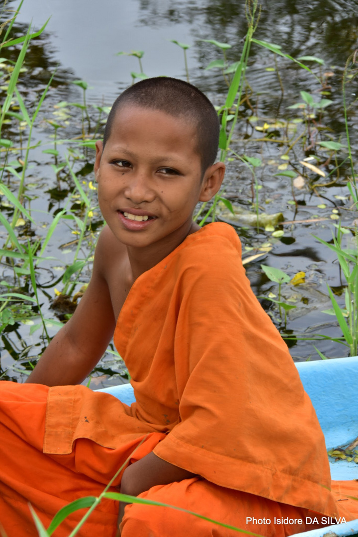 Le jeune moine du Cambodge 