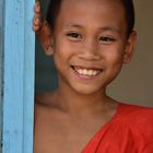 Le Jeune moine souriant du LAOS 