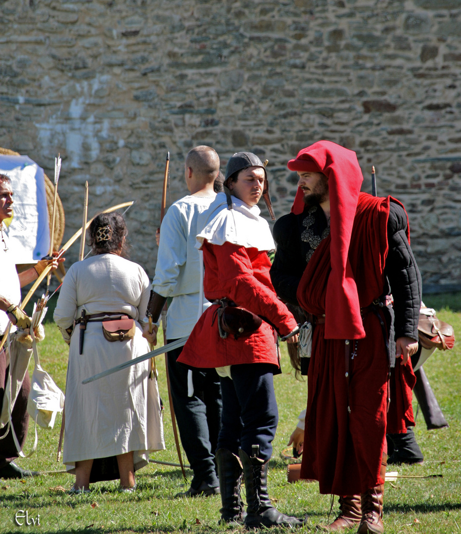 Le juge du tournoi d'archers