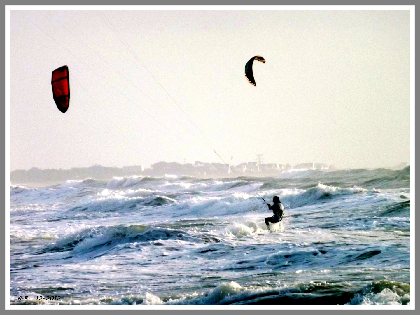 Le kitesurfeur - Erdeven 12-2012