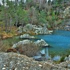 le lac bleu   auvergne