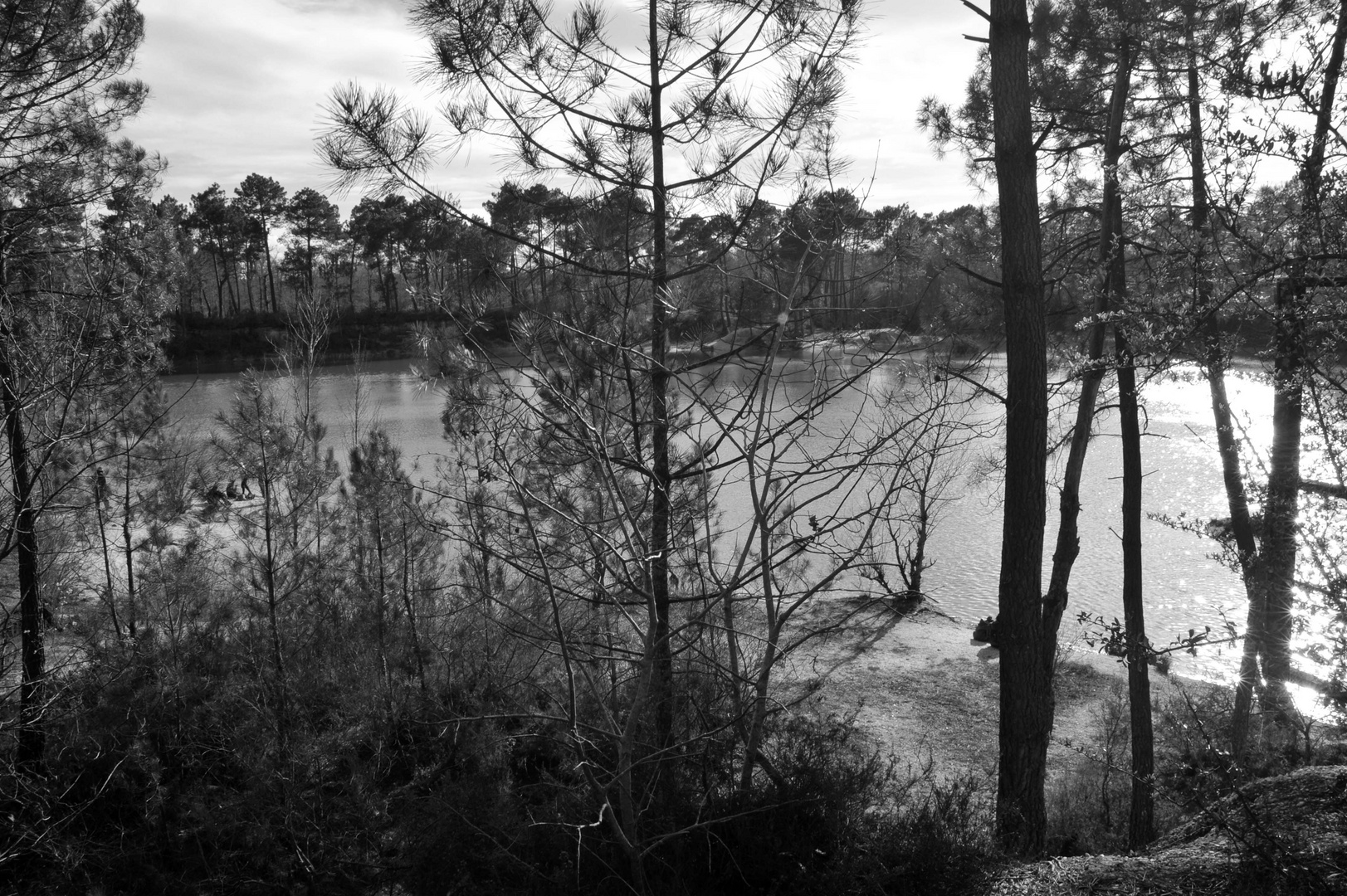 le lac bleu (proche de léognan ,33) 