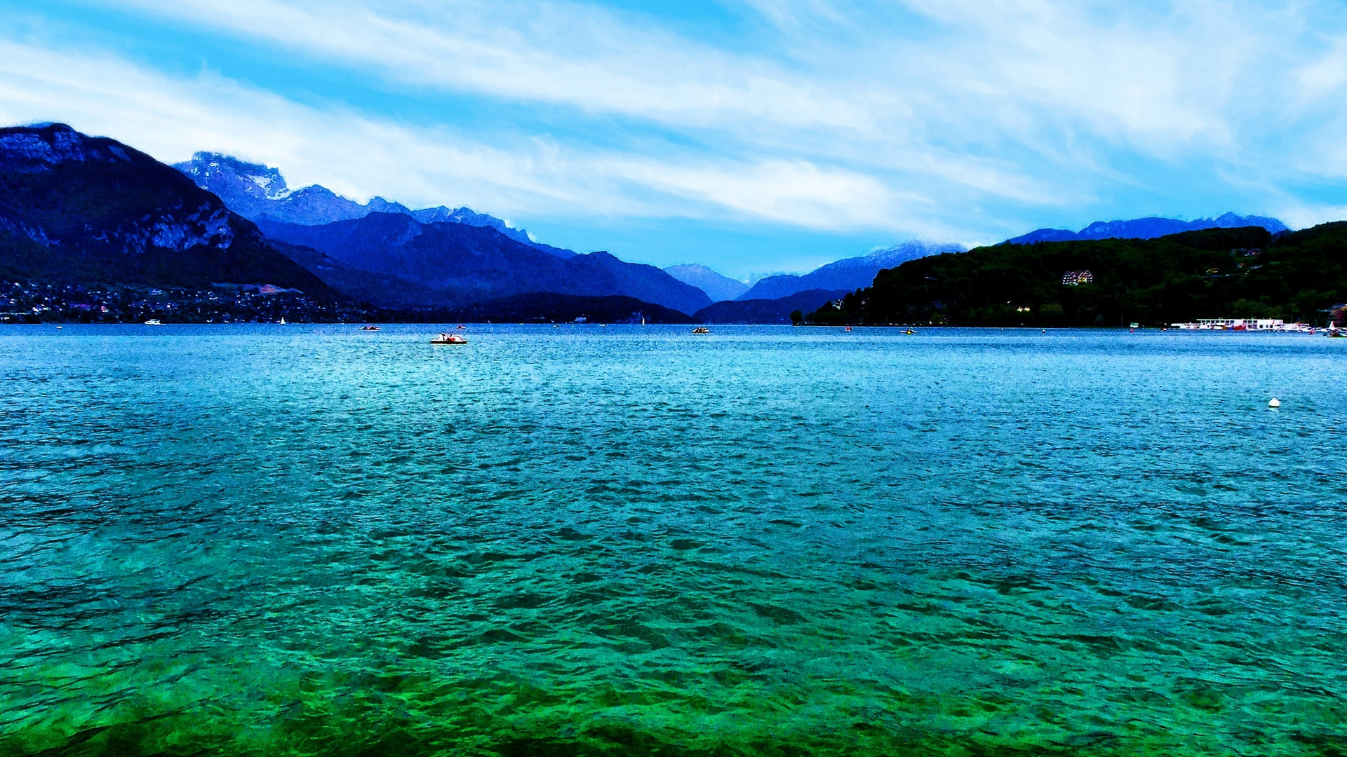 Le lac d'Annecy