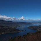 Le lac d'Annecy vue d'en haut
