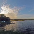 Le lac d’Aureilhan Mimizan en fin d’après-midi