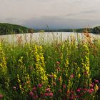 Le lac de l’Arrêt-Darré par un soir de printemps orageux (Hautes-Pyrénées)