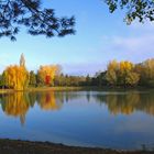 Le lac de Mauvezin à l’automne - Der See von Mauvezin im Herbst
