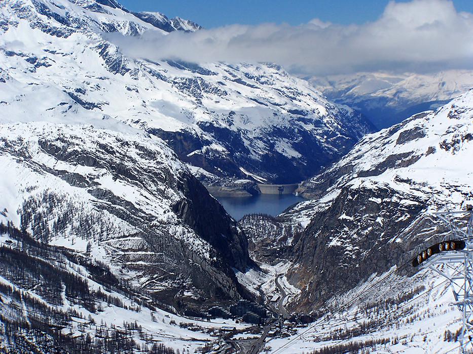 Le lac de Tignes