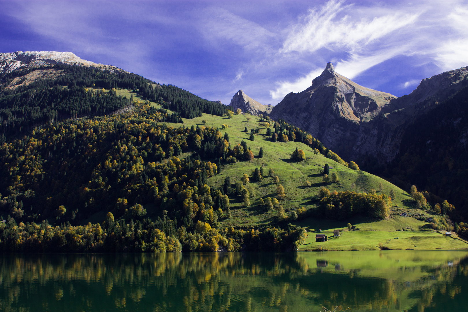 Le lac de Wägital en Suisse