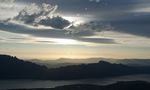 Le Lac du Bourget au crépuscule de Corinna Ascher 