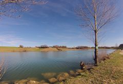 Le Lac du Bousquetara  près de Condom