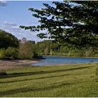 Le lac du Bousquetarra à Condom en été