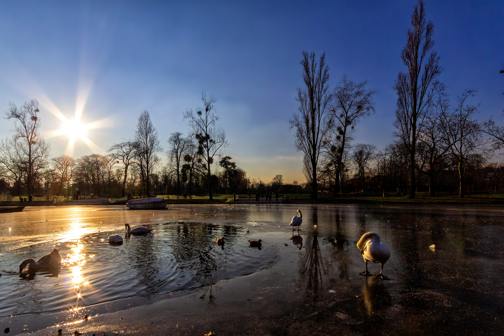 Le lac en hiver