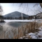 Le lac gelé