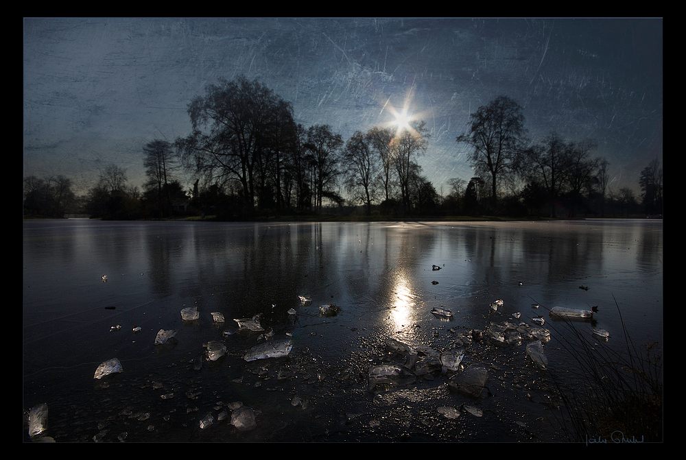 Le lac gelé