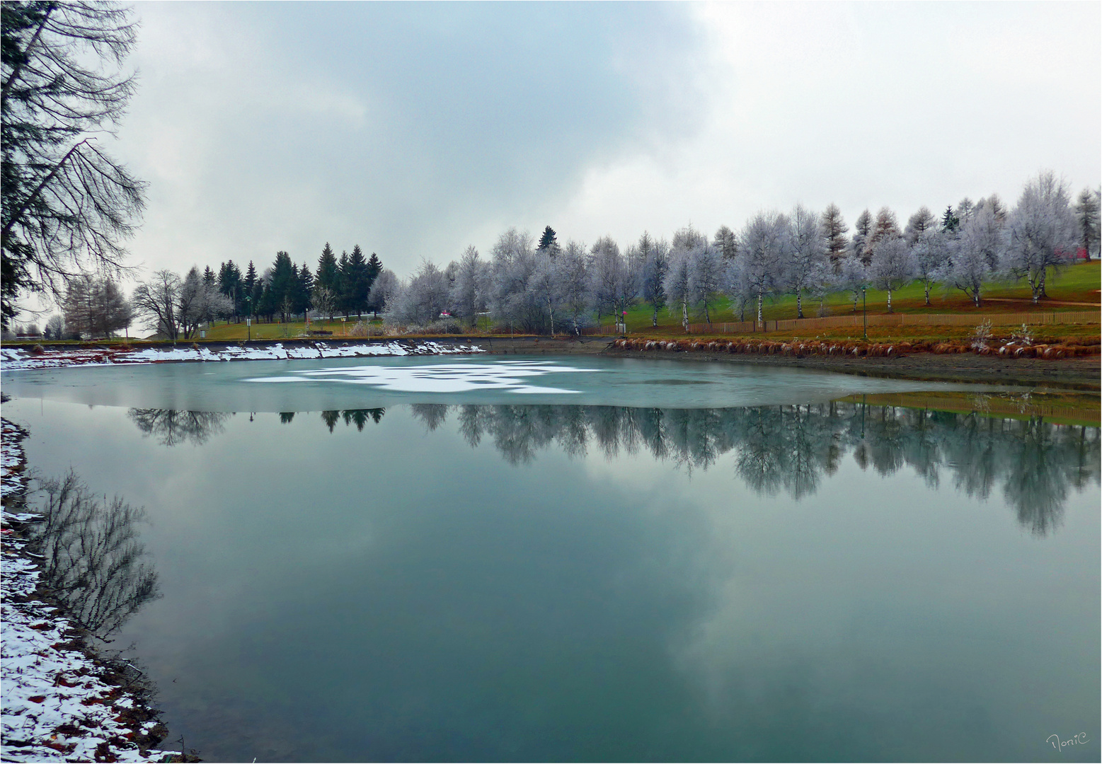 le lac gelé