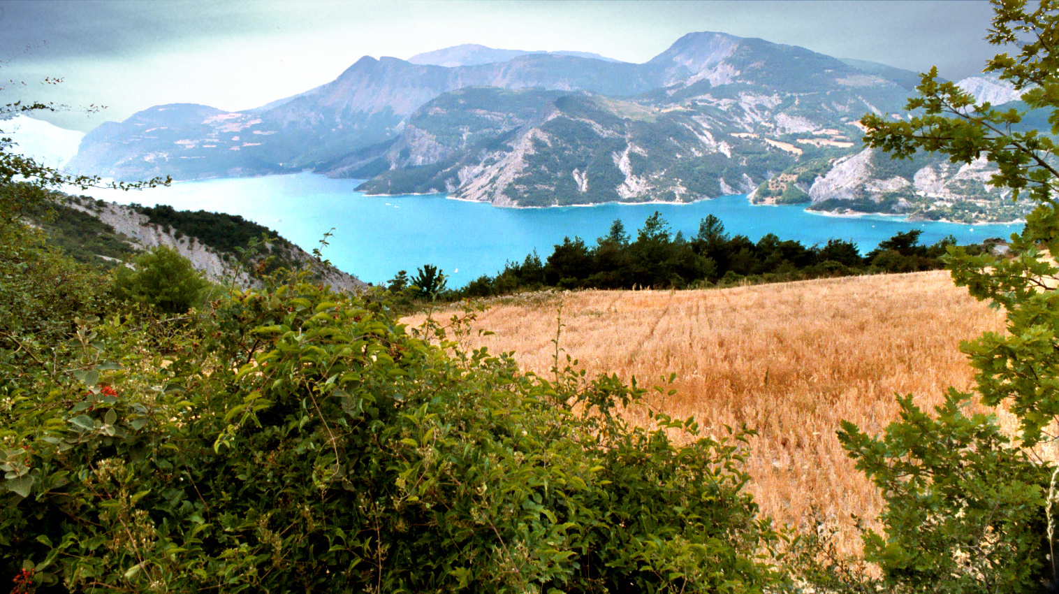 Le lac Serre Poncon