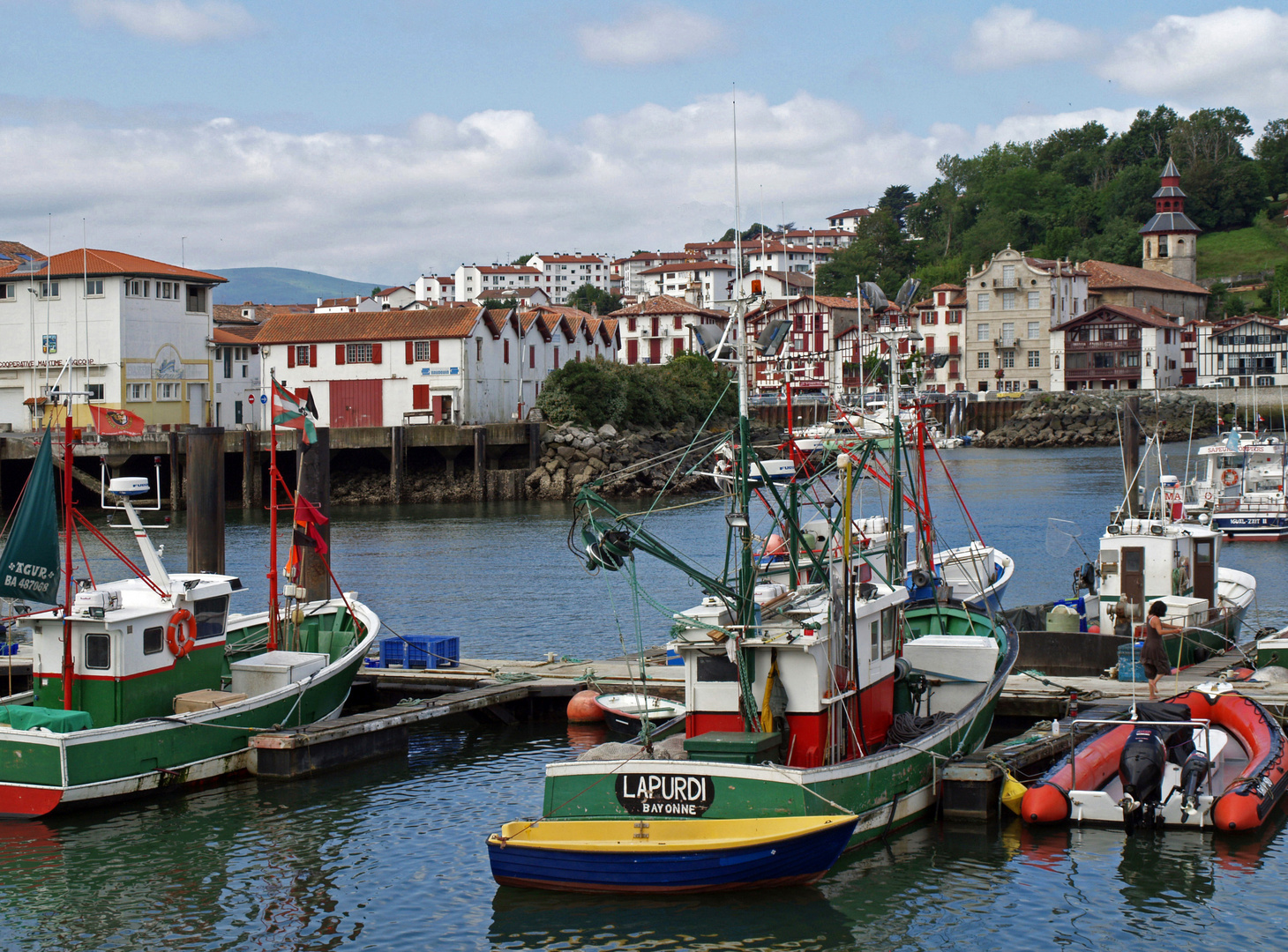 Le « Lapurdi » (« Labourd » en euskara, langue basque) dans le port de Saint-Jean-de-Luz