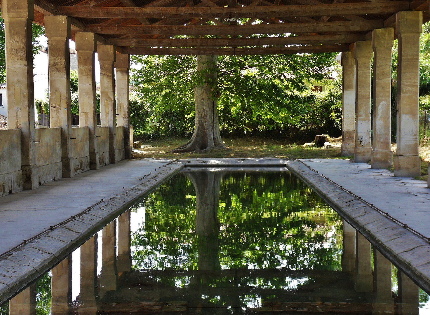 Le lavoir.