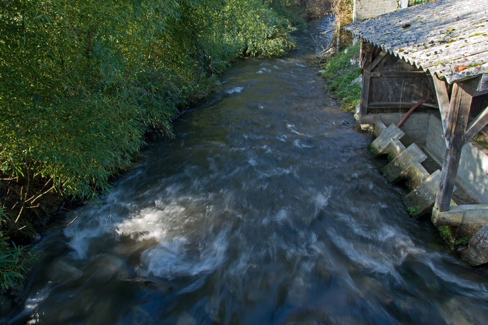 le lavoir à Lévignacq (Landes)