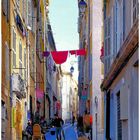 Le linge rouge