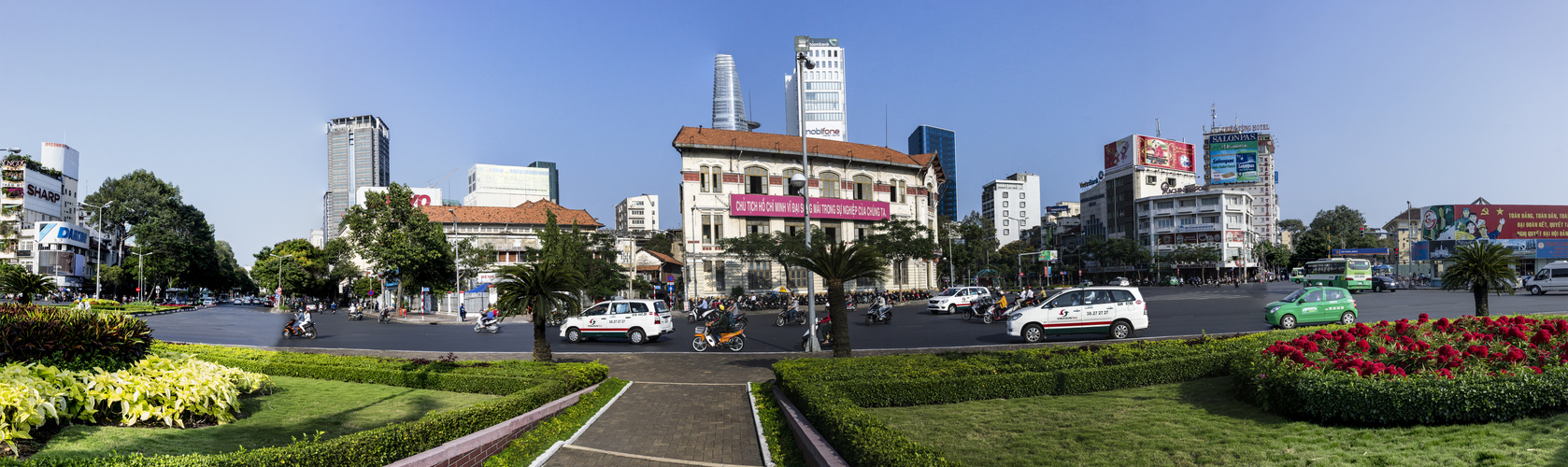 Le Loi Strasse im Zentrum von Saigon