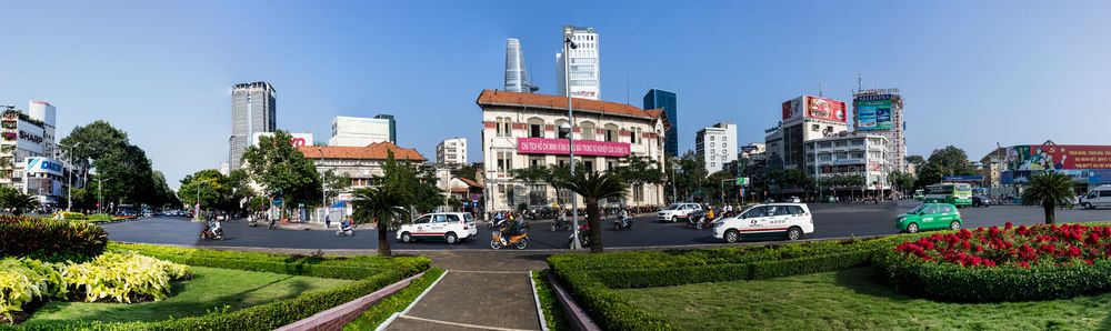 Le Loi Strasse im Zentrum von Saigon