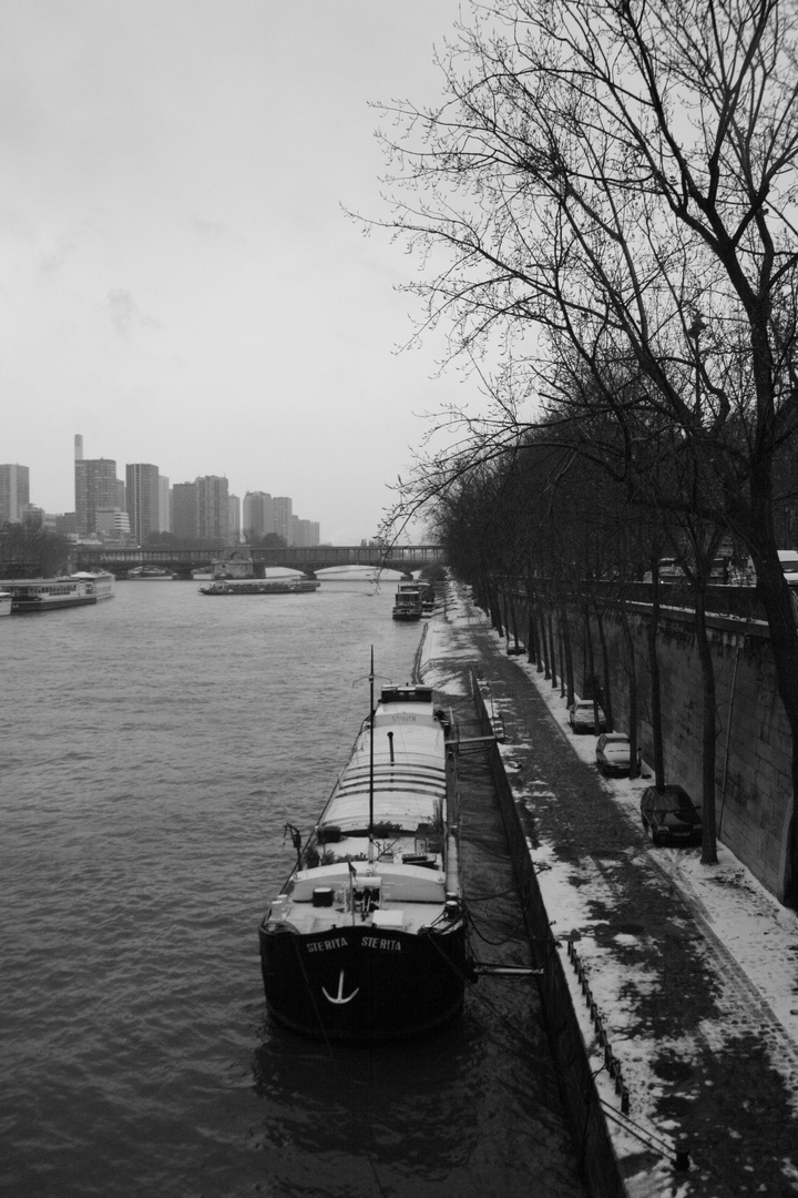 le long de la seine