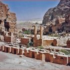 Le long de la voie principale de la ville basse de Petra