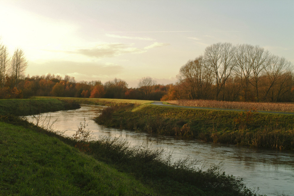 Le long de l'eau