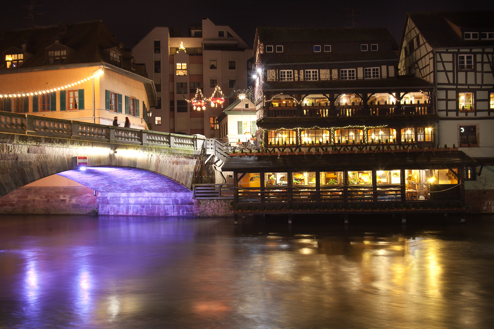 Le long de l'Ill à Strasbourg