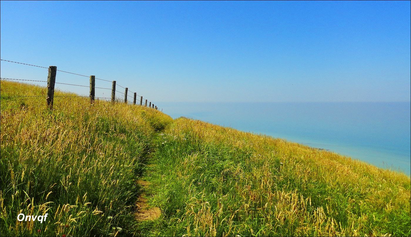 Le long du Gr21 entre Le Tréport et Dieppe